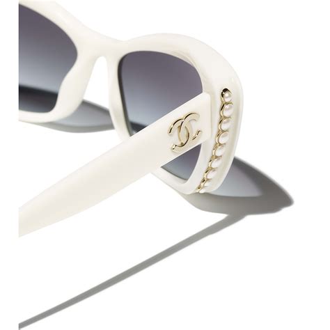 chanel sunglasses white and black|authentic chanel sunglasses.